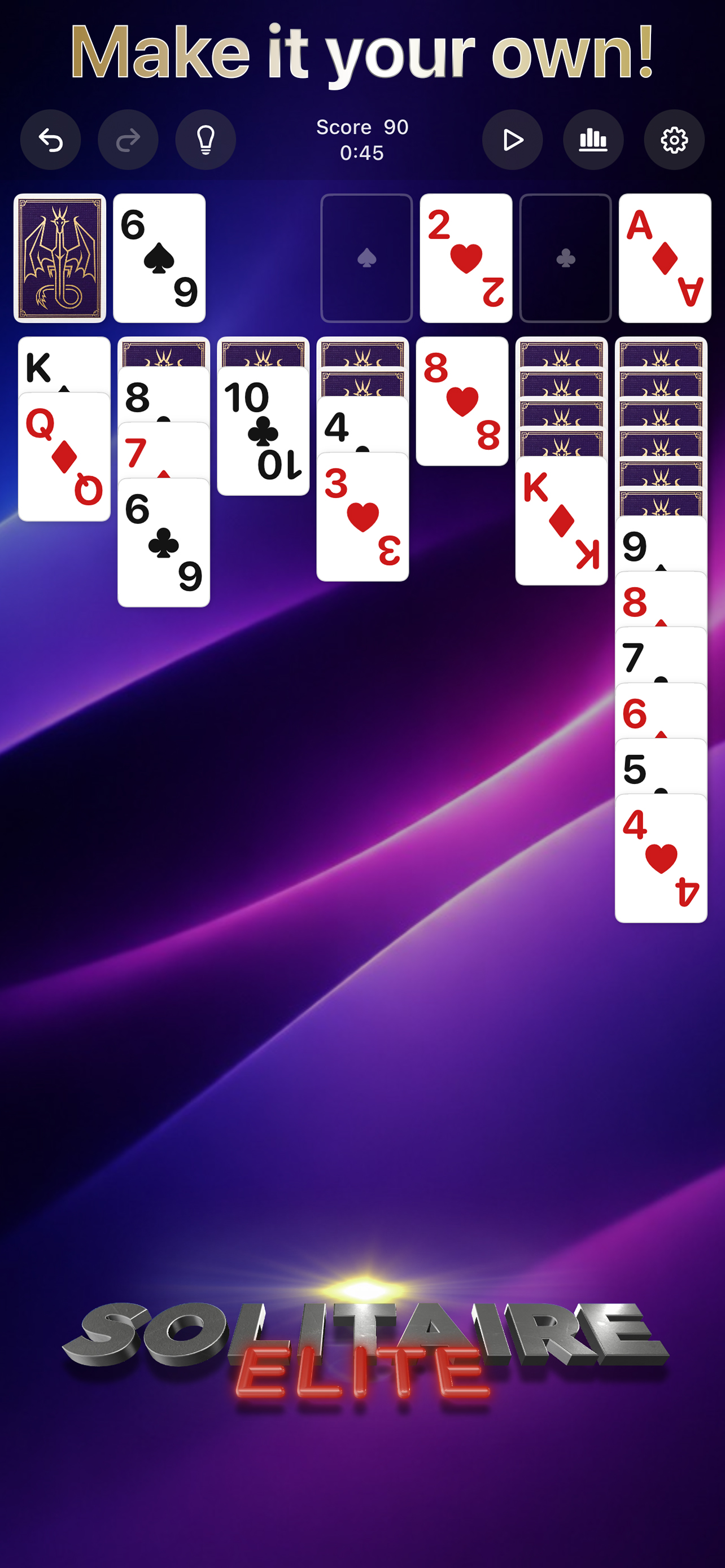 Solitaire Elite screenshot 2